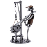 Svendegave til mekaniker metalfigur. metalfigurer og svendegaver