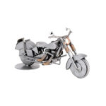 Vintage motorcykel metalfigur. Metalmodel som unik boliginteriør som gave til bikeren eller motorcykel entusiasten. Længde 25 cm.