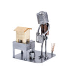 gave biavler metalfigur til honning producenten er kreativt håndlavet figur. En perfekt gave ide til biavler eller honning producent.