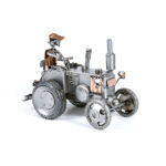 Gave til landmand på modeltraktor metalfigur