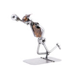 Håndboldspiller metalfigur håndlavet og perfekt som gave ide til håndboldspiller eller håndbold interesseret. Metalfigurer, sportsfigurer og sportsgaver