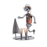Mand løber metalfigur gave til motionsløber. Perfekt gave ide til maraton løber eller deltager i DHL stafetten. Figuren fås også til kvinde.