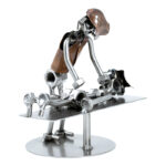 Gave til fysioterapeut massør metalfigur - ham