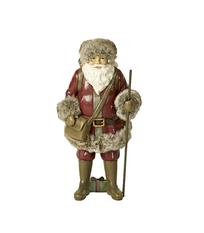Julemand med sæk 29cm speedtsberg julepynt af god kvalitet