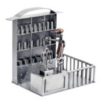 Gave farmakonom apoteker metalfigur ham eller jubilæumsgave