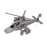 Apache-ah64 Kamphelikopter stor metalmodel som gave til helikopterpilot,