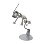 dykker metalfigur som gaveide til fritidsdykker eller dykker