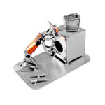 unik servicetekniker svendegave vaskemaskine metalfigur