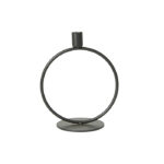 lysestage sort rund metal. Sort speedtsberg lysestage