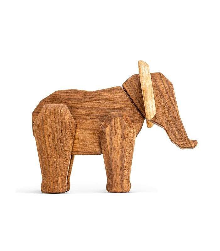 mor elefant fablewood magnetisk træfigur