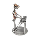 keybord spiller metalfigur som gaveide til keybord spiller