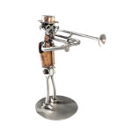 basunist metalfigur som gave til basunist