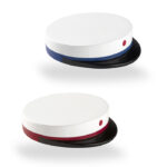 spurv studenterhue i 2 farver i dansk design studenterhuer i træ i rød og blå til træ spurvefugle