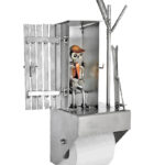 skiløber toiletrulleholder metalfigur. Se alle vores metalfigurer og toiletrulleholdere her i vores gave webshop