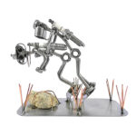 Hemmelig dykker sex i vandet metalfigur som gave til sexpartner eller kæreste