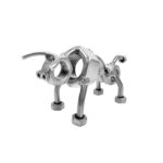 tyr metalfigur til ham i tyrens tegn. Gave til tyr. Stjernetegn tyr figur gave.