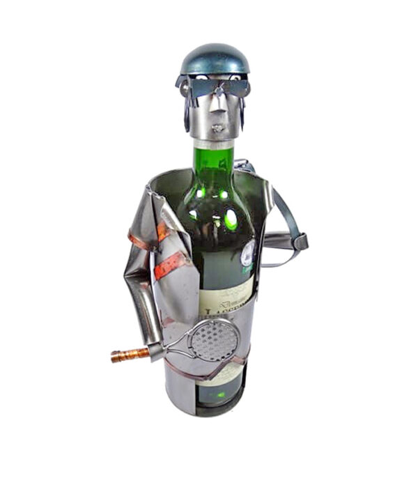 Vin med Stil - Vinholder til Ketcher-Entusiasten gave til tennisspiller eller badmintonspiller