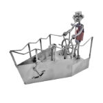 Gave til sømand eller skibsfører metalfigur