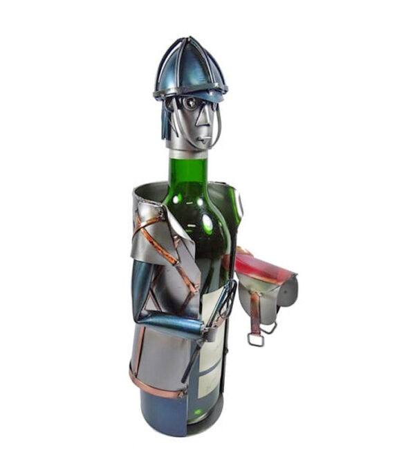 Håndlavet vinholder til rytteren - Når hesten strejker gave til hesteopdrætter berider rytter eller hesteinteresseret