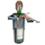 Violinist vinholder som gave til hende eller ham som spiller violin, julegave til violinist