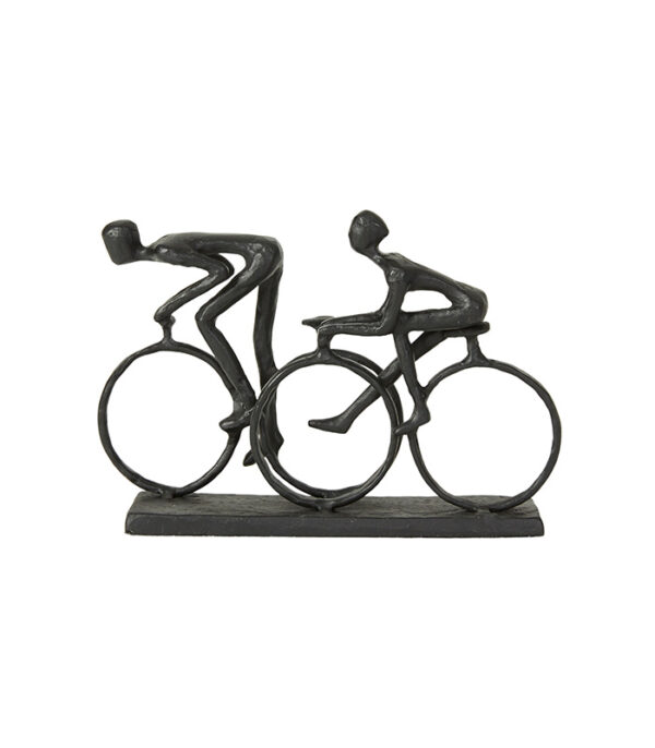 sort figur af cykelryttere fra Speedtsberg som gave eller julegave