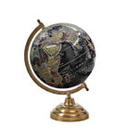 Globus messingfod shiny sort 33cm fra speedtsberg