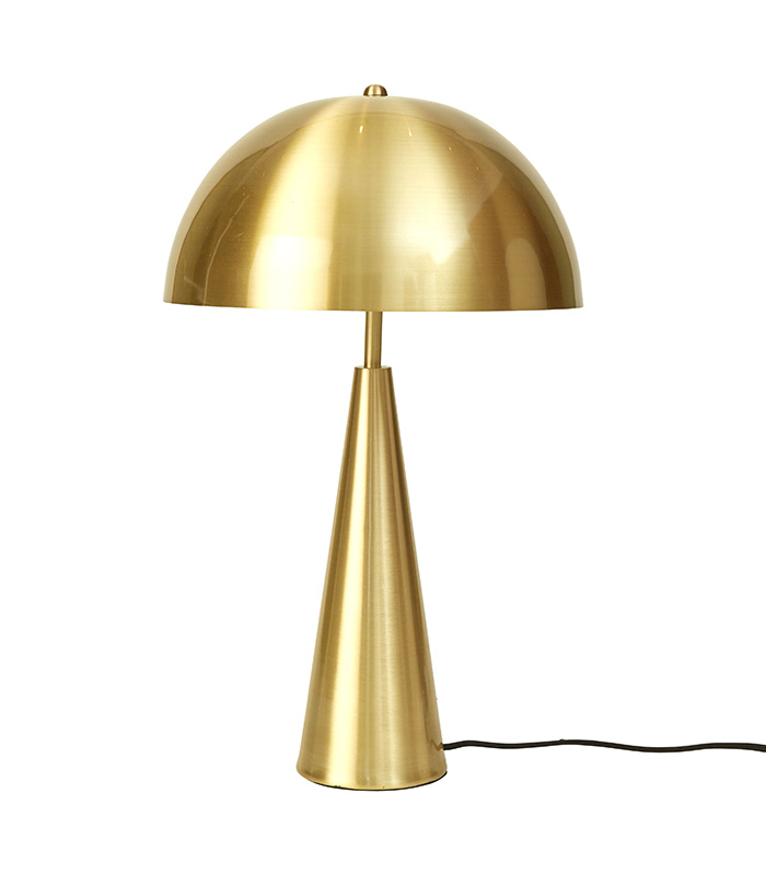 Gylden klassisk bordlampe 50 cm fra speedtsberg