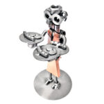 tjener mand svendegave metalfigur som gave til nyuddannet