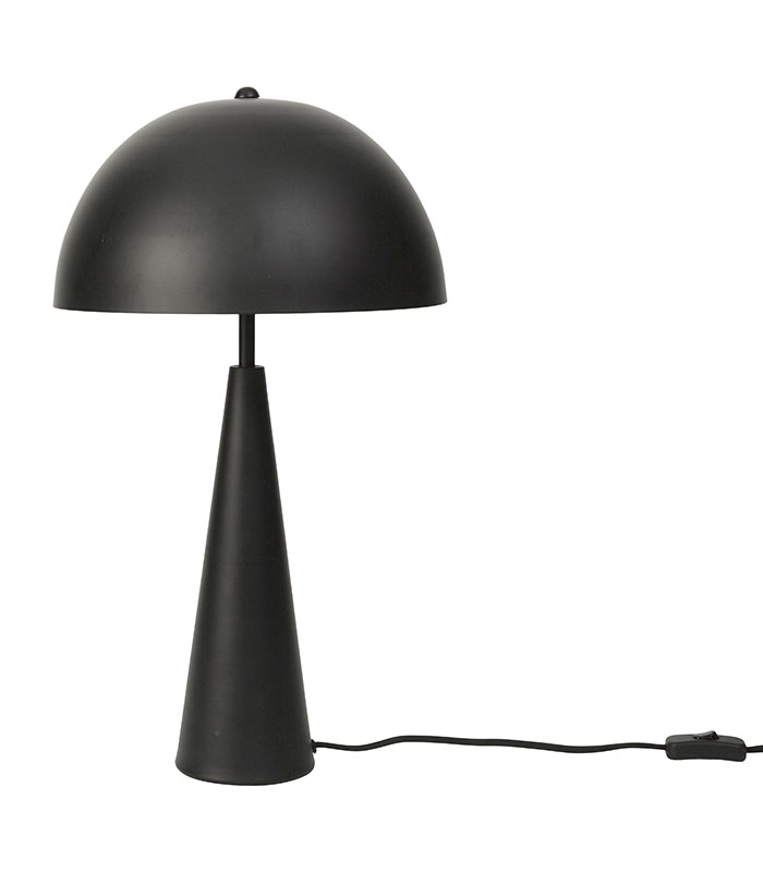 Aura sort klassisk bordlampe 50cm fra speedtsberg