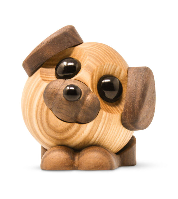 Hund som magnetisk træfigur fra Fablewood