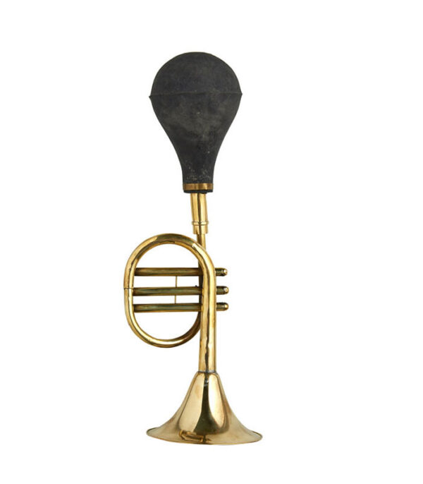 Taxihorn dekorativ vintage messing horn 40cm