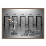 Gave til student foto i ramme.