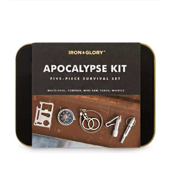 Apocalypse Kit overlevelsessæt som gave til prepper