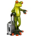 Frø med kuffert M/K