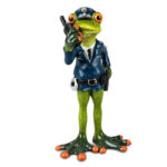 Frø som politibetjent ham eller hende. En gave til politibetjent