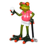 Frø kvinde golfspiller