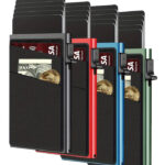 Fin kortholder i 5 farver