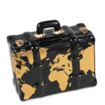 Sparebøsse Kuffert i to varianter som gave til dem som sparer op til ferie