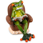 Frø morfar Farfar Bedstefar Læser i Lænestolen