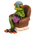 Strikke-hygge med Bedstemor Frø som gave til mormor eller farmor