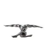 skulptur cliffhanger mand atleten figur