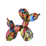 street art farvet ballon hund graffiti kunst