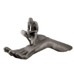 kulptur "Tænkeren i Hånden" Filosofisk Figur gave til filosof eller psykolog