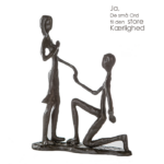 mand frier figur jern skulptur