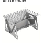 Bærbar og foldbar BBQ kulgrill