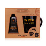 gavesæt mand keramik krus shampoo