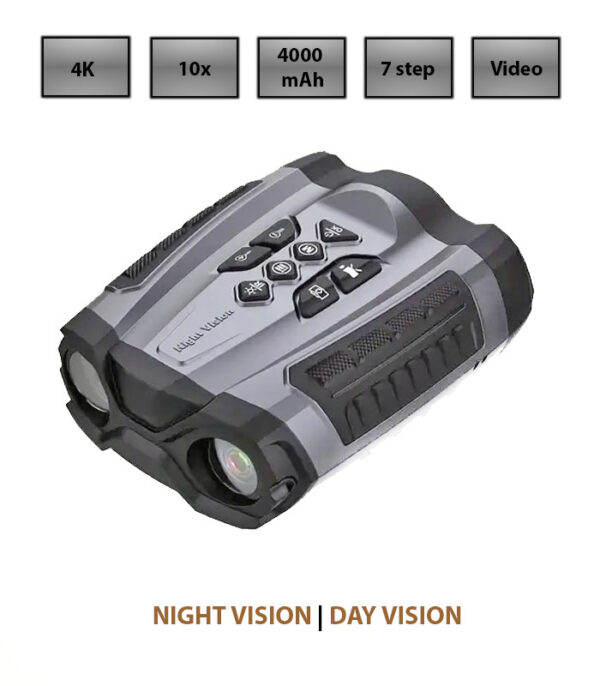 4K natkikkert night vision 10x digital zoom