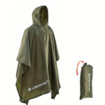Grønt unisex regnslag af god kvalitet