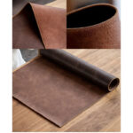 Kunstlæder vintage skrivebordsunderlag 100 x 45 cm