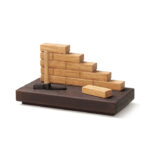 Murer Svendegave i Træ. gave til murer, byggetekniker, bygningsingeniør eller bygningskonstruktør